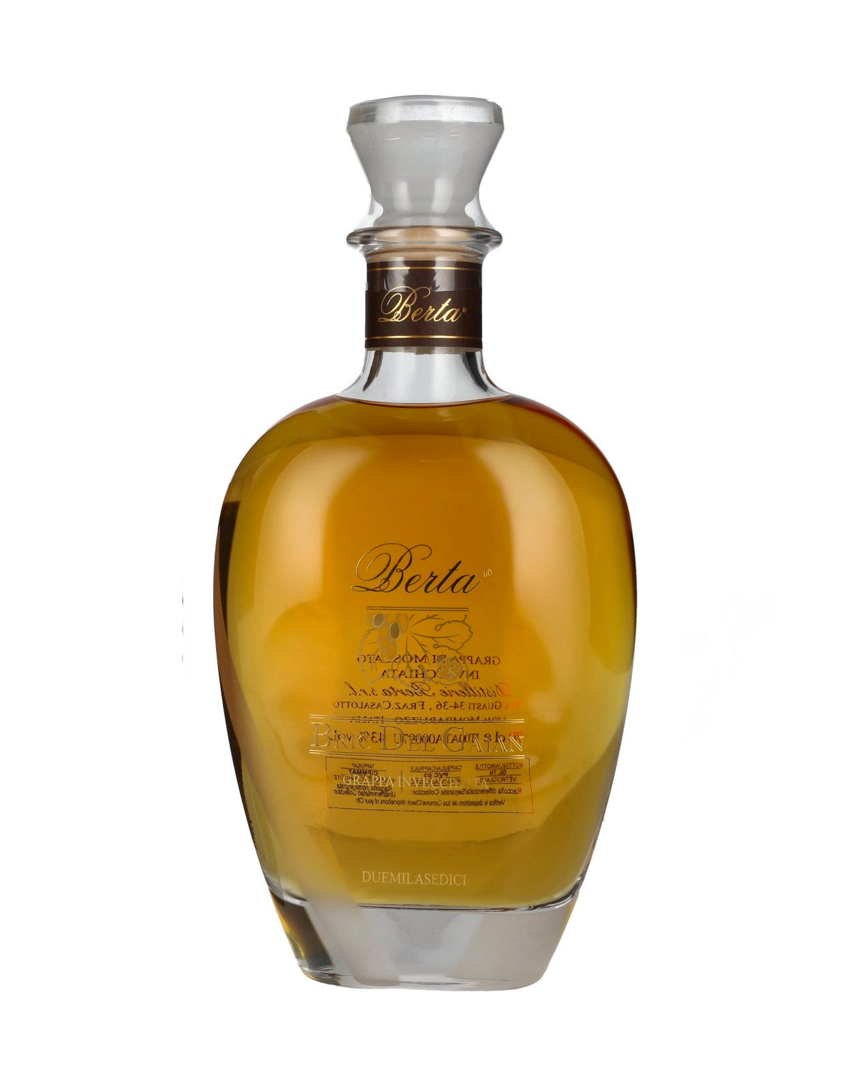 Berta Distillery Bric del Gaian Grappa di Moscato - 700 ml