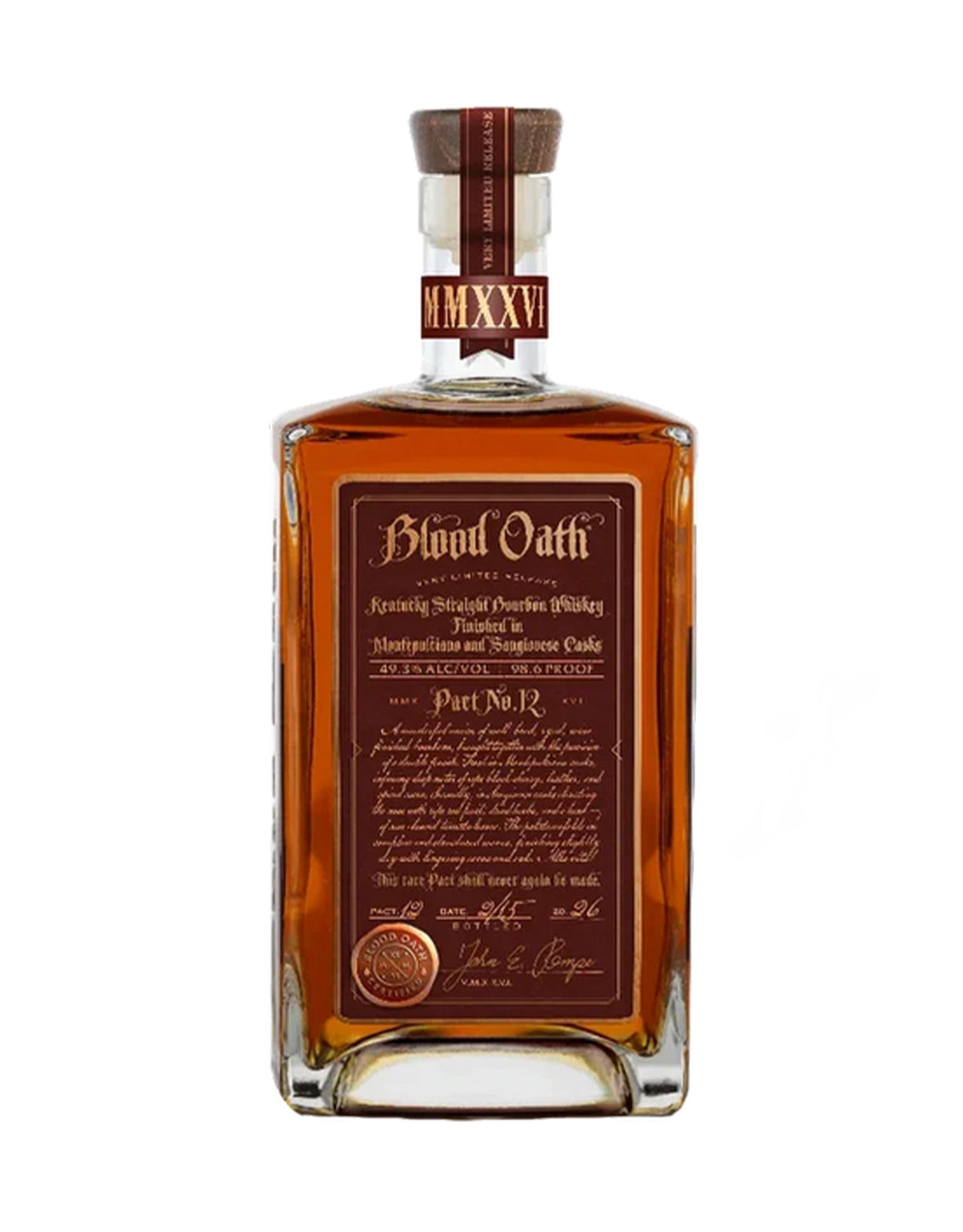 Blood Oath Pact No. 12 Bourbon