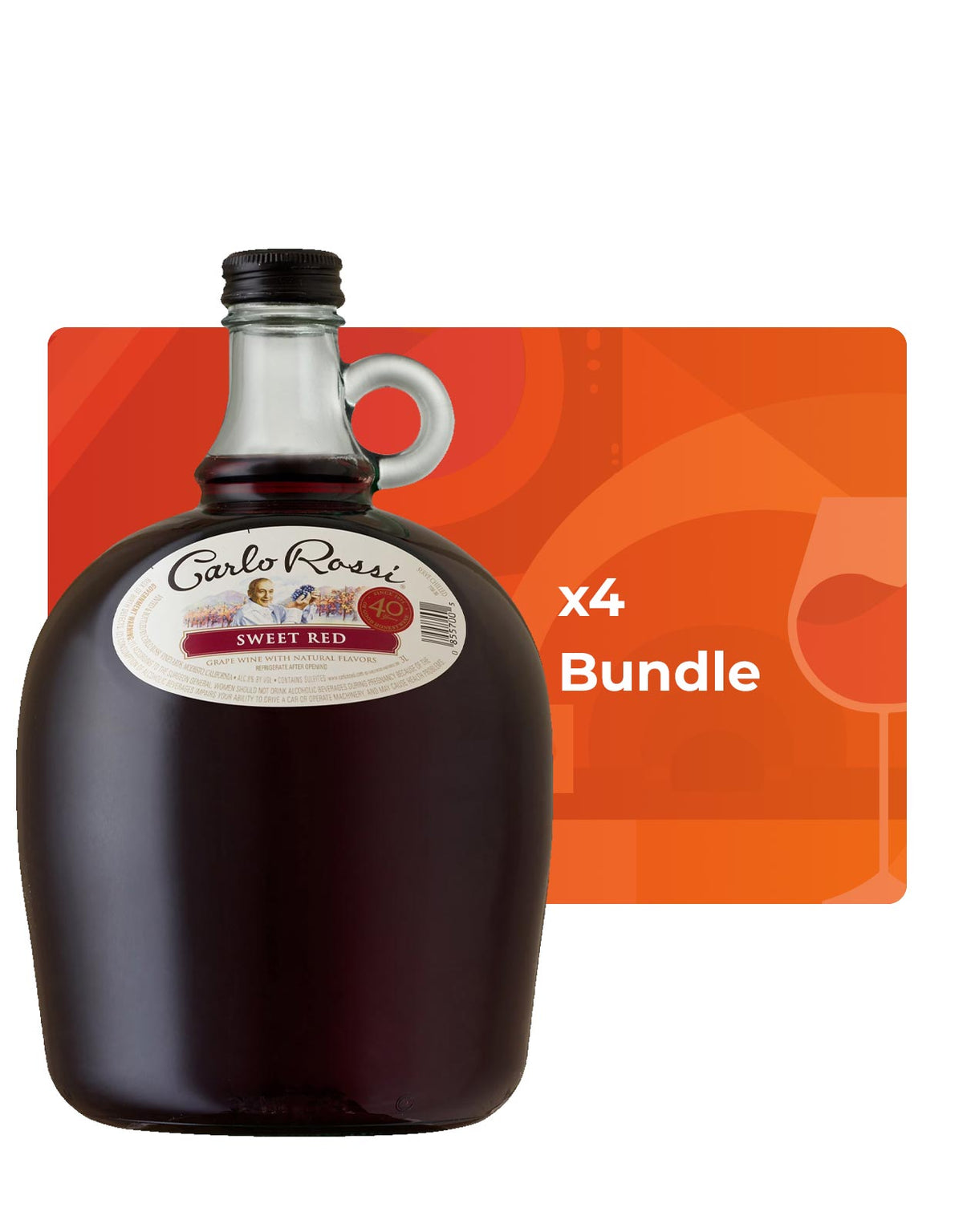 Carlo Rossi Red Blend - 3 Litre - Bundle & Save