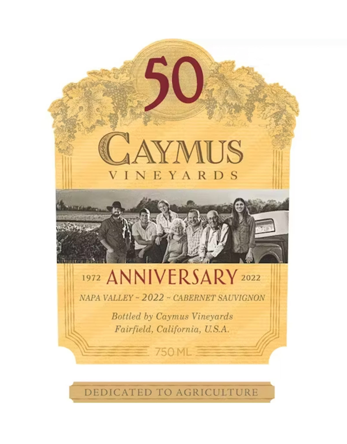 Caymus Cabernet Sauvignon 'Napa Valley' 2022 50th Anniversary - 3 Litre Bottle