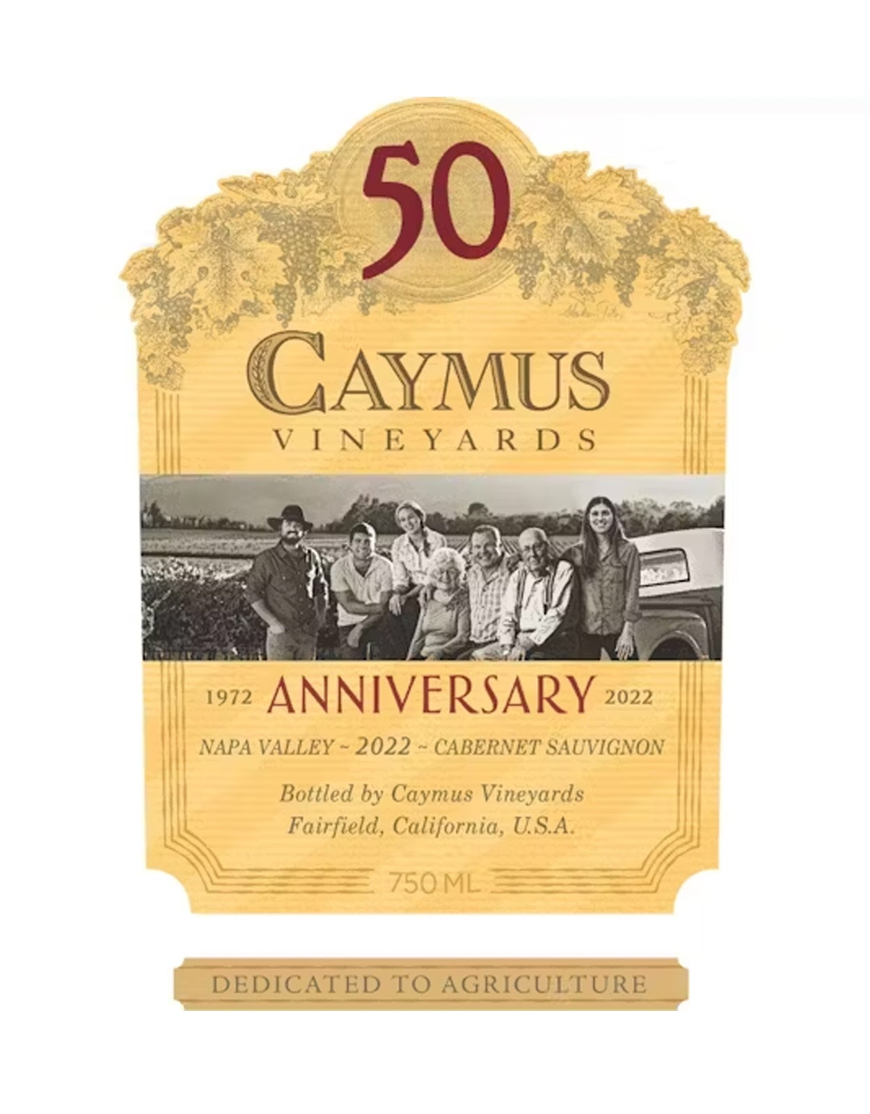‘22Caymus Vineyards Cabernet Sauvignon3L Caymus Cabernet Sauvignon 'Napa Valley' 2022 50th
