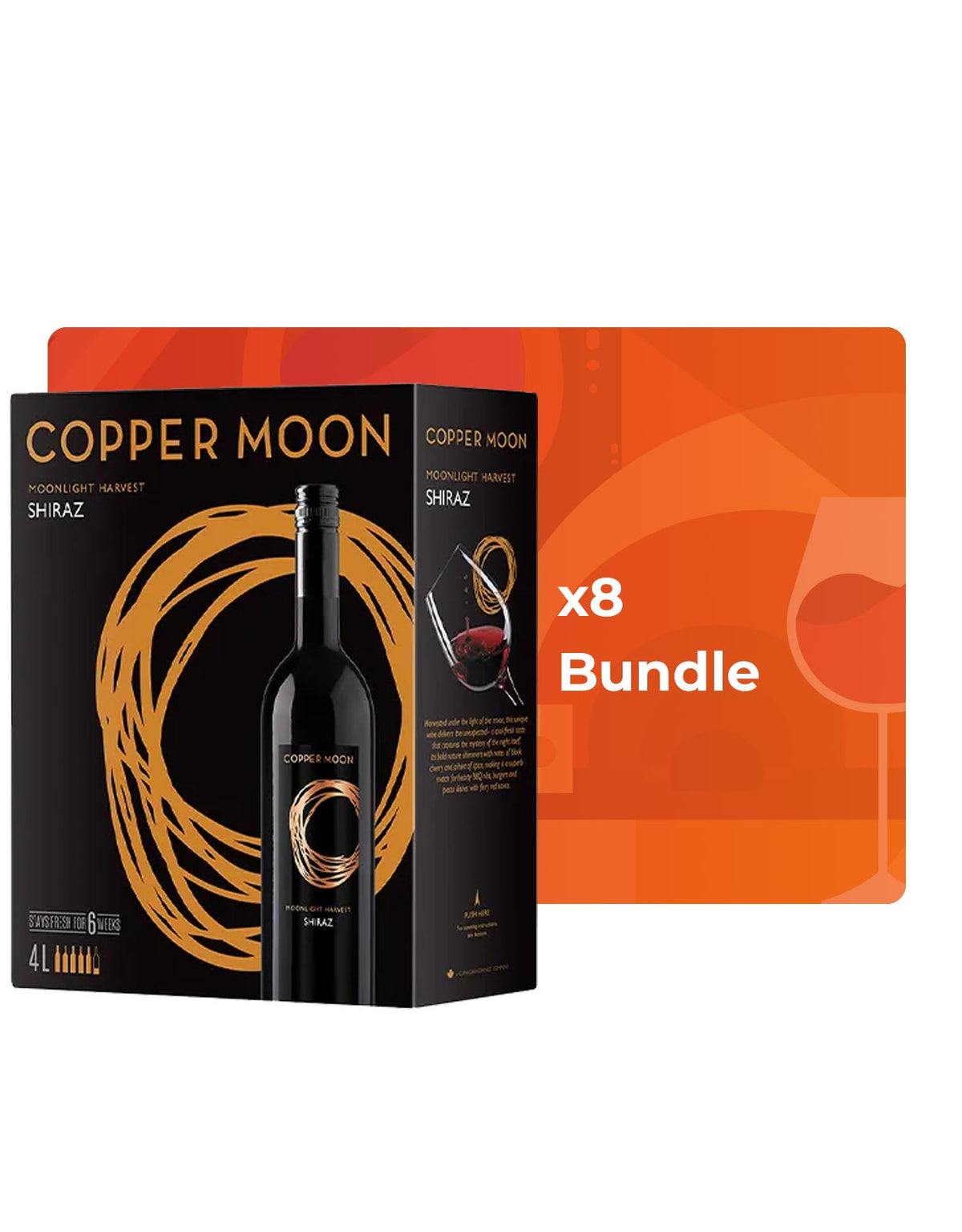 Copper Moon Shiraz - 4 Litre Box - Bundle & Save