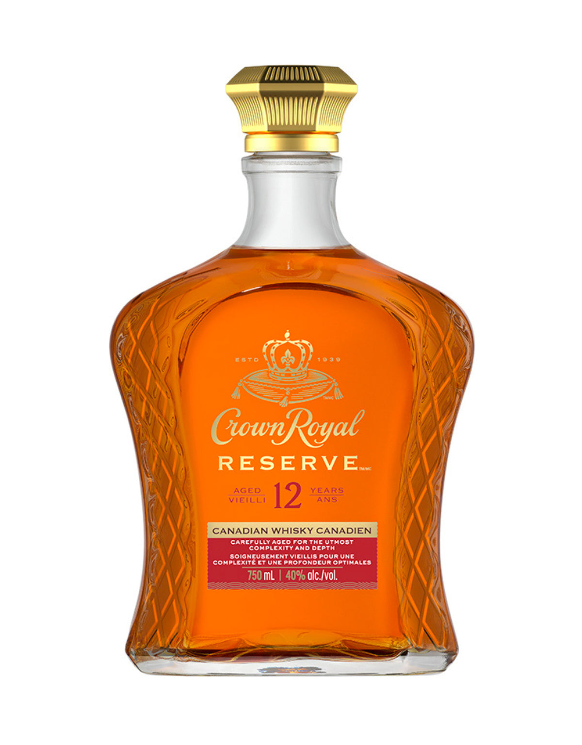 Crown Royal Reserve 12 Year Old - ZYN THE WINE MARKET LTD.