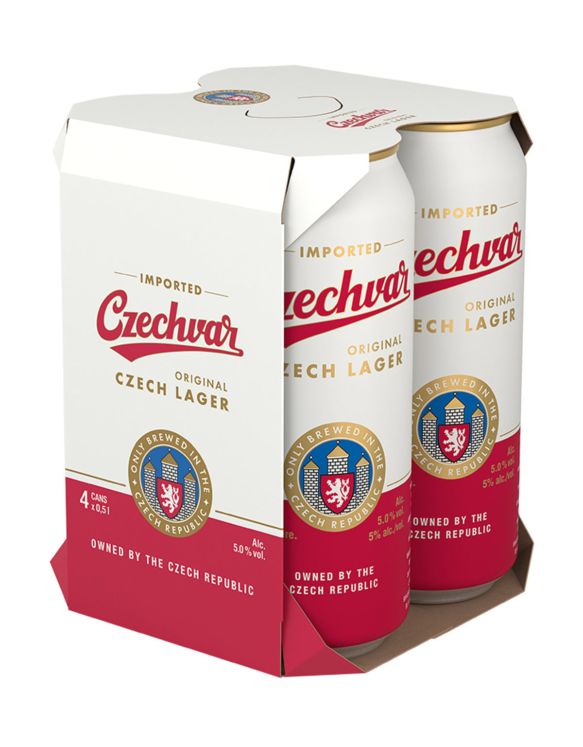 Czechvar Lager 500 ml - 4 Cans