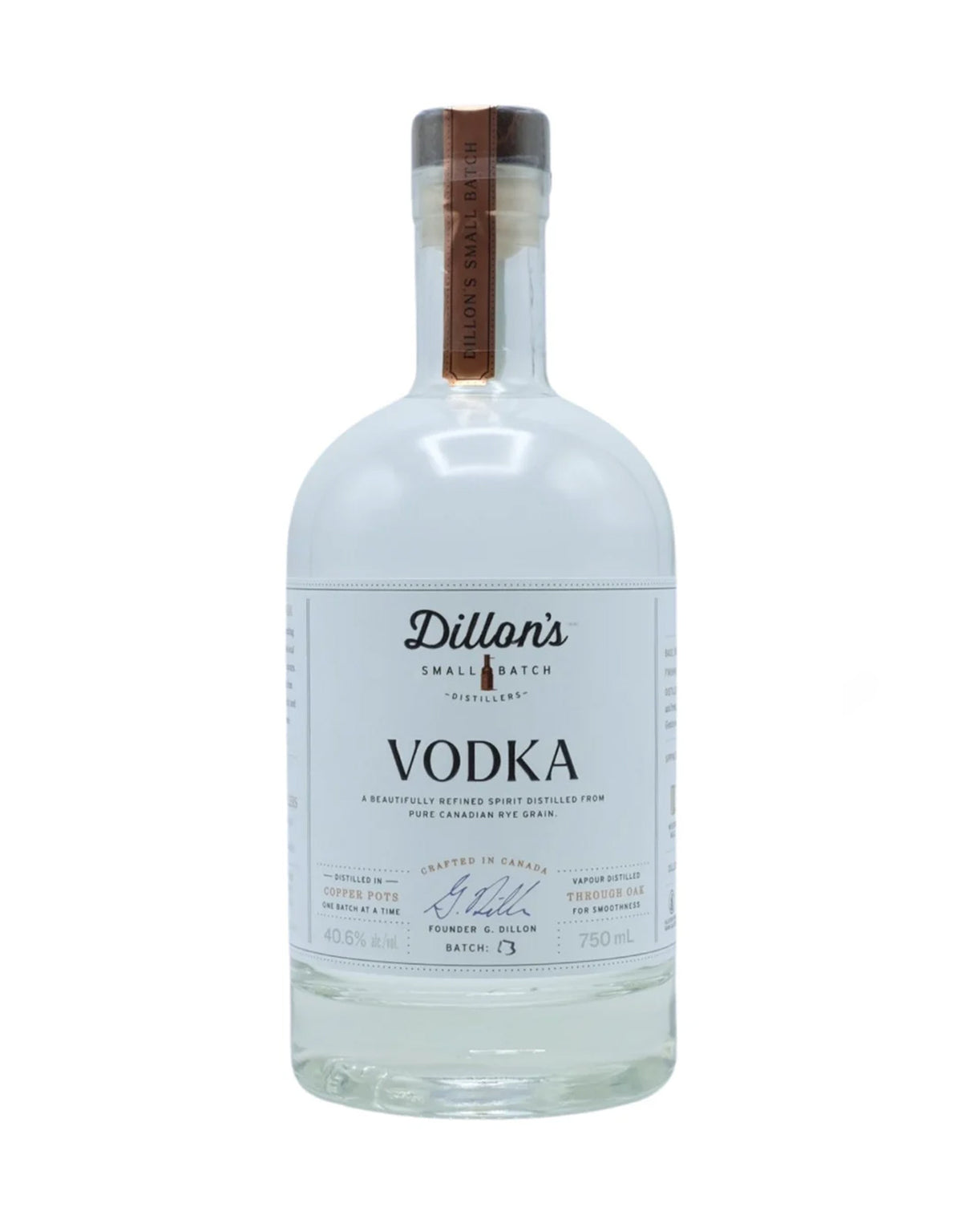 Dillon's Rye Vodka Bartenders Series
