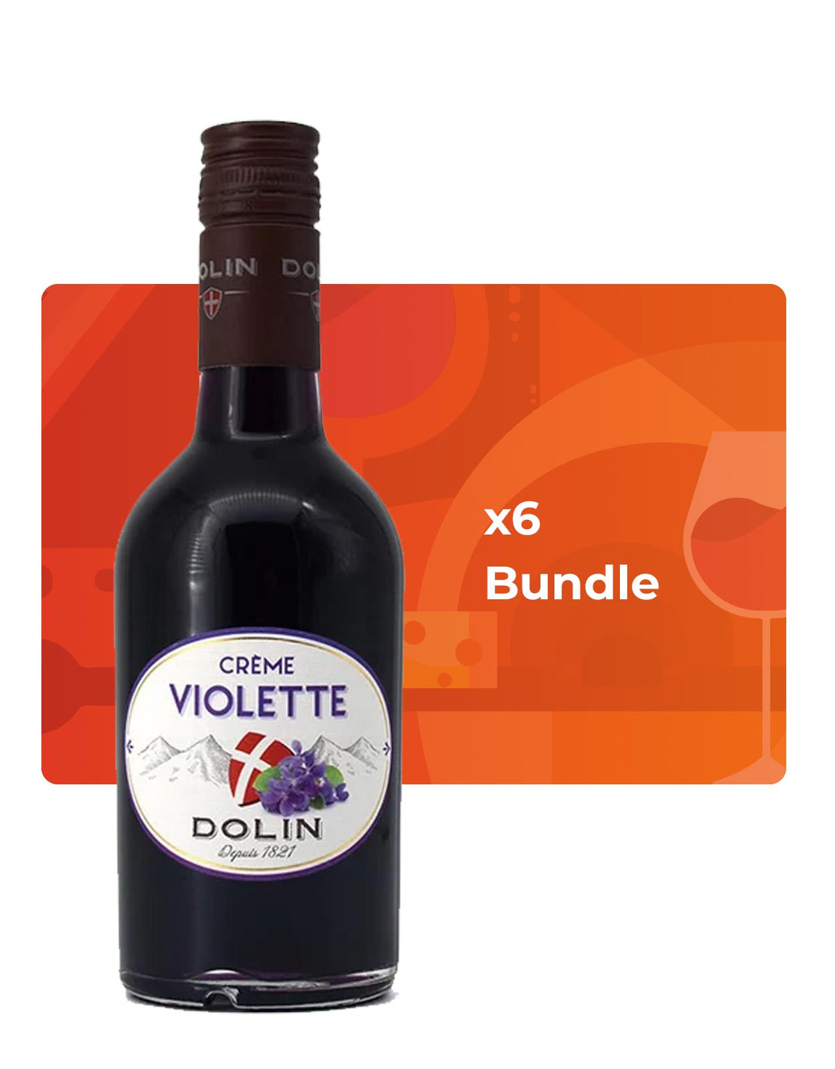 Dolin Creme de Violette 350 ml - Bundle & Save