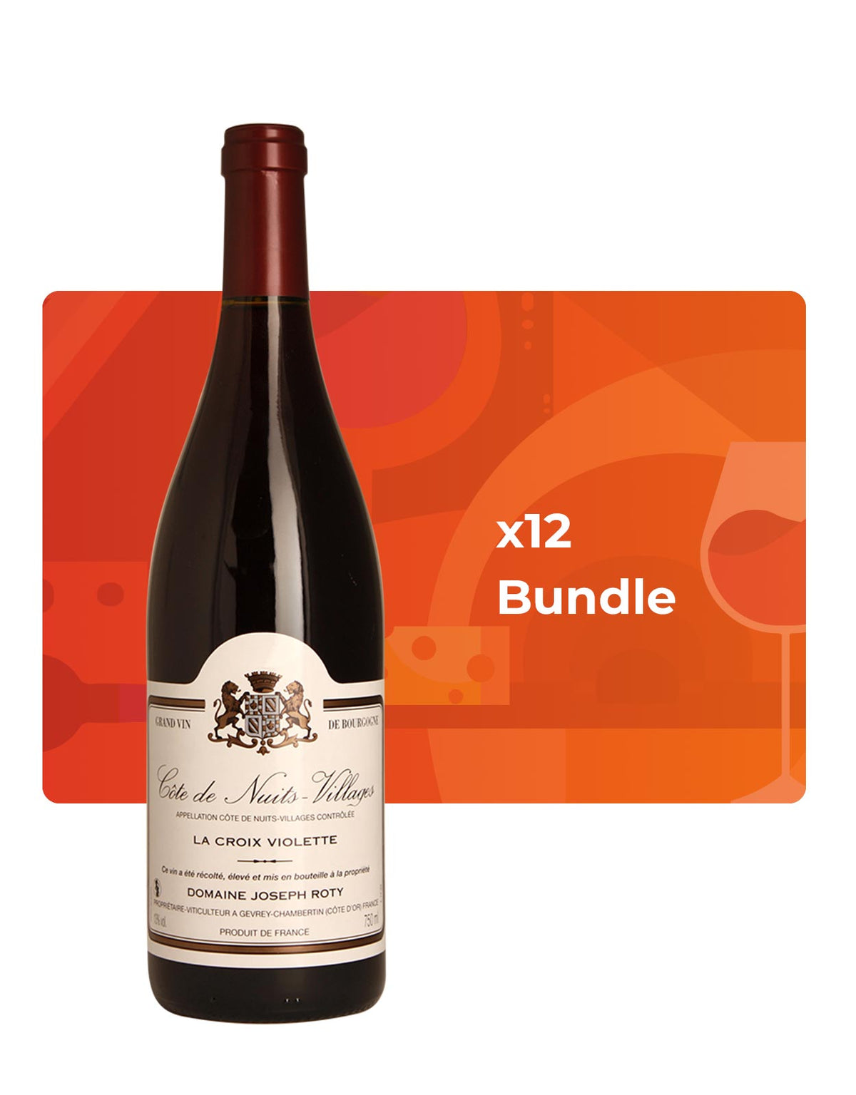 Domaine Joseph Roty Cote de Nuits Villages 'La Croix Violette' - Bundle & Save