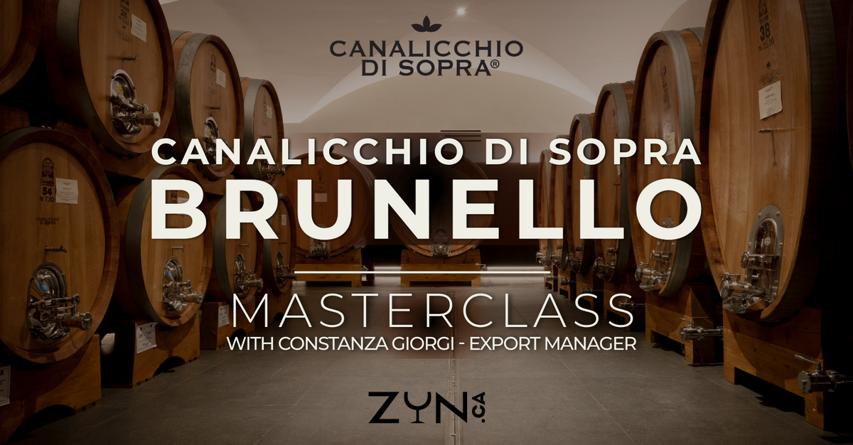 Canalicchio di Sopra Brunello Masterclass - Hosted by Costanza Giorgi, Export Manager