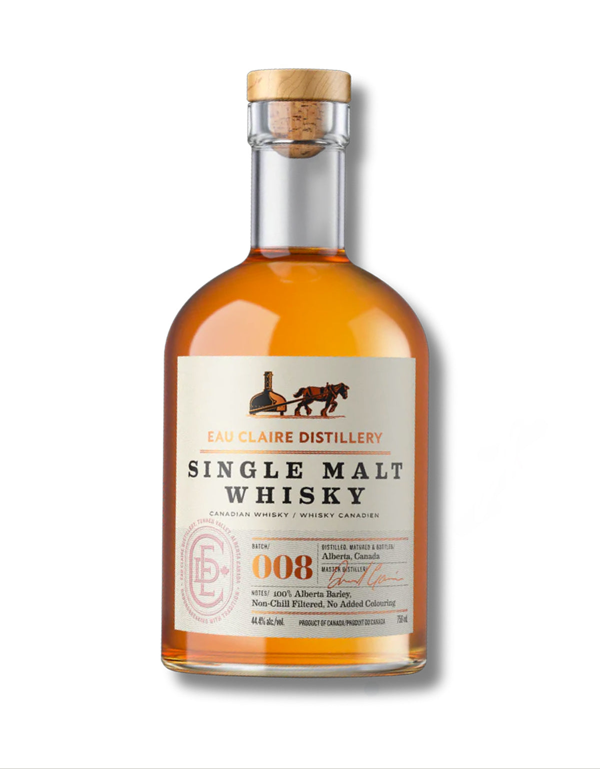 Eau Claire Distillery Single Malt Whisky Batch 008