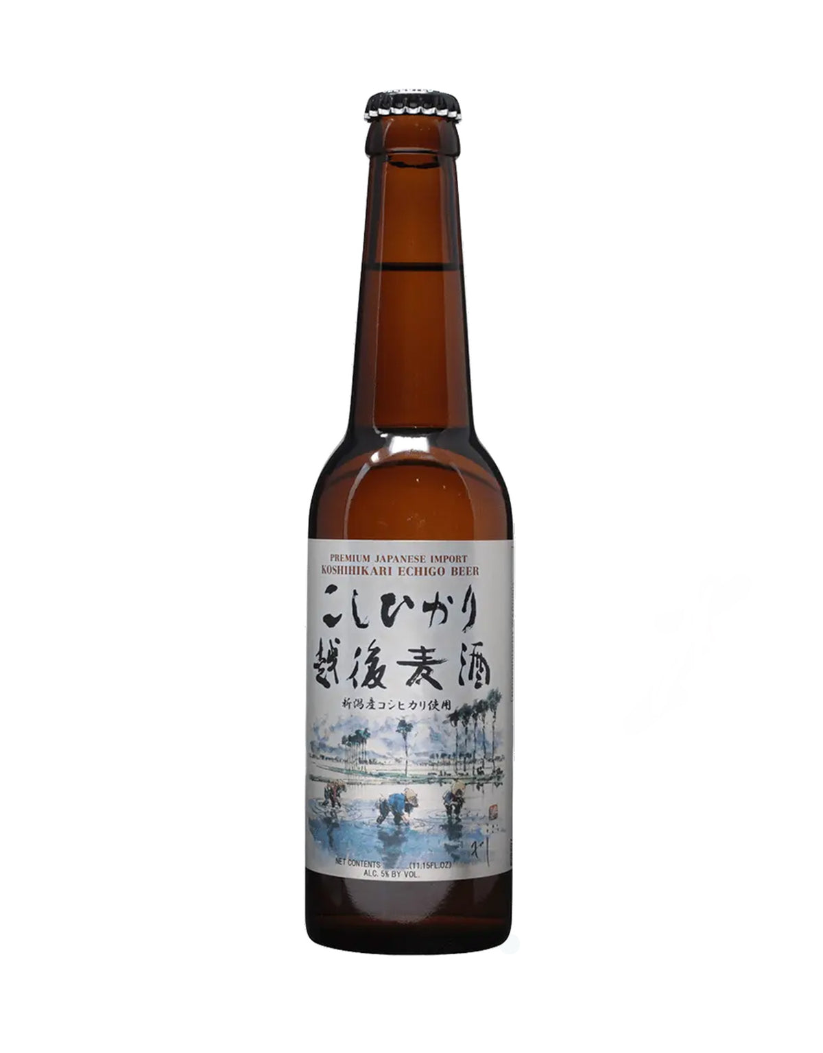 Echigo Koshihikari Beer 500 ml - 15 Bottles