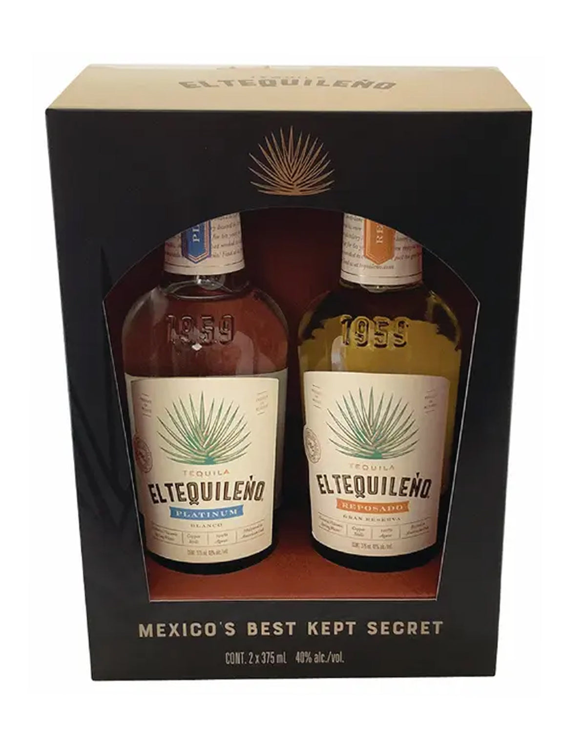 El Tequileno 375 ml - 2 Pack Gift Set