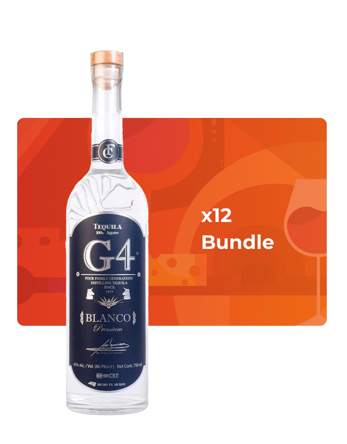 G4 Tequila Blanco (80 Proof) - Bundle & Save