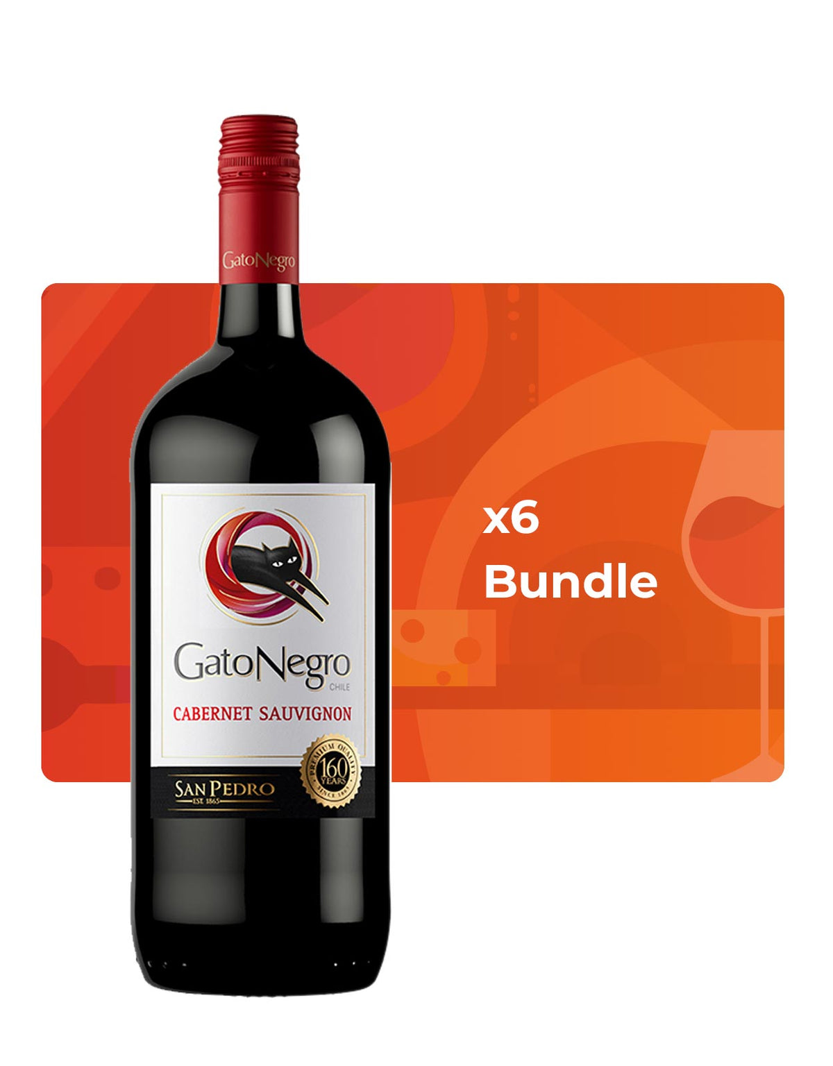 Gato Negro Cabernet Sauvignon - 1.5 Litre - Bundle & Save