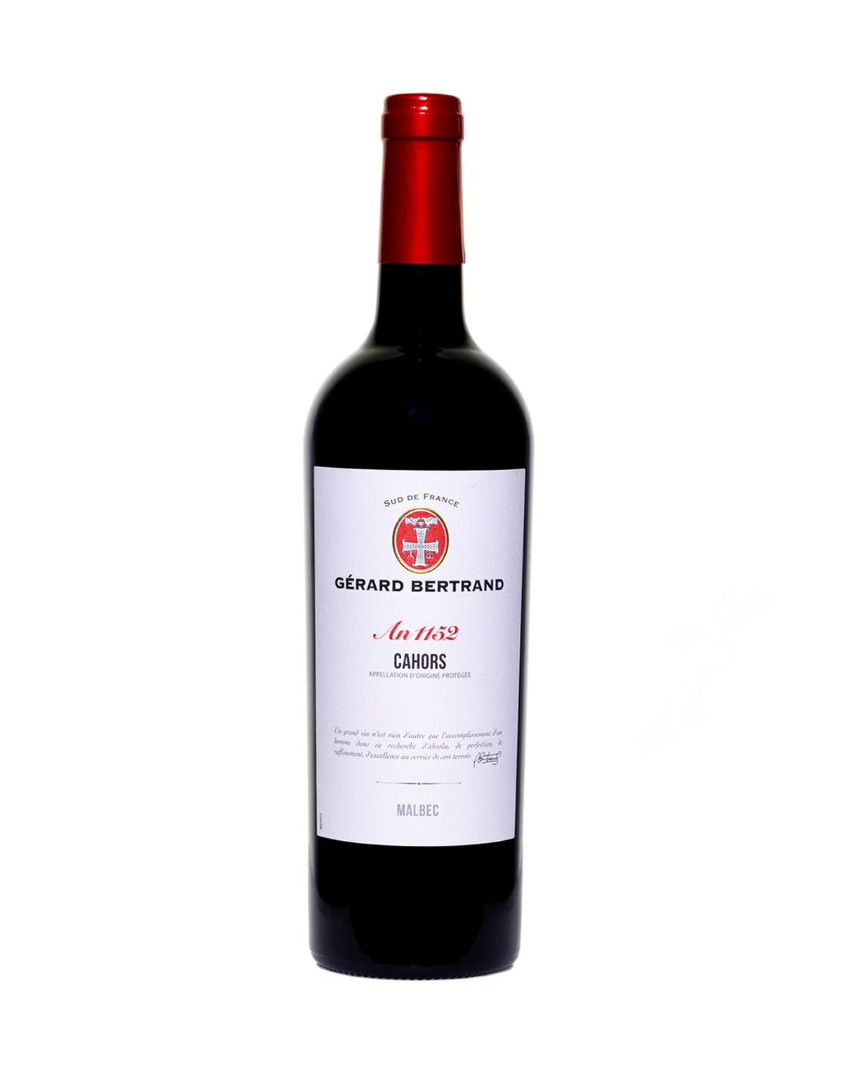Gerard Bertrand 'Heritage An 1152' Malbec 2020 - ZYN THE WINE MARKET LTD.