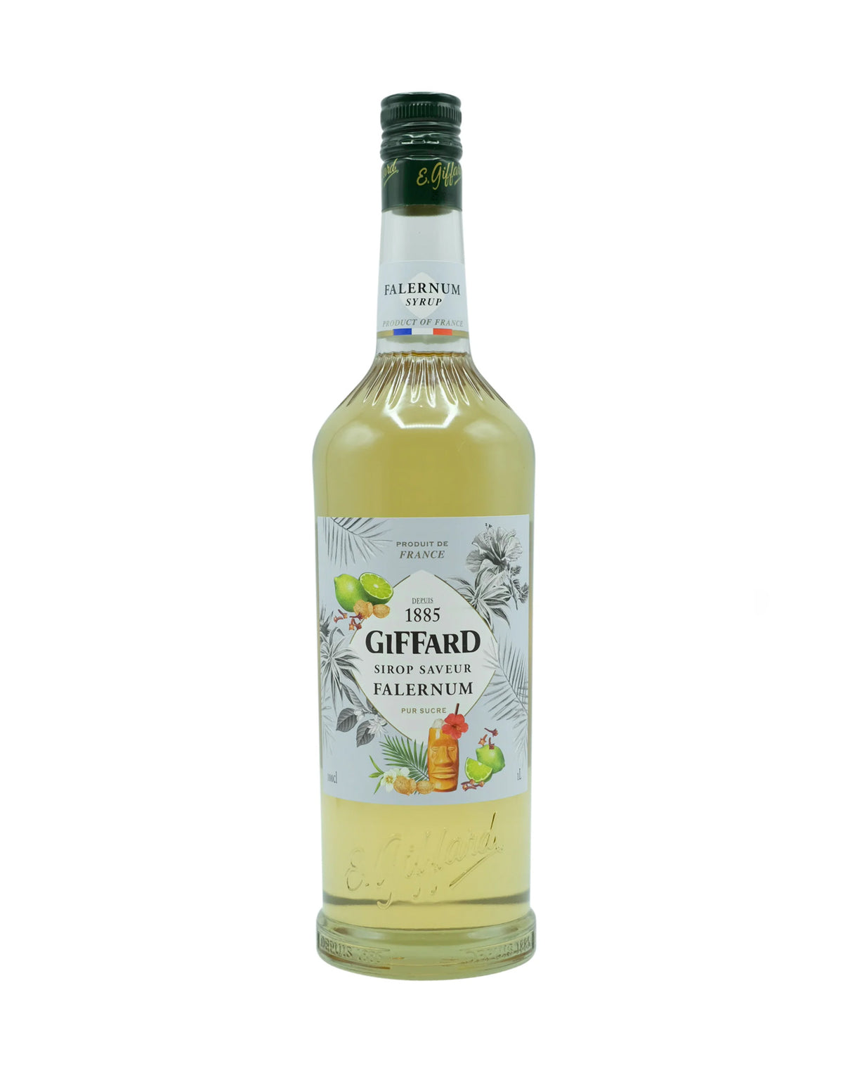 Giffard Falernum Syrup (Non Alcoholic) - 1 Litre Bottle
