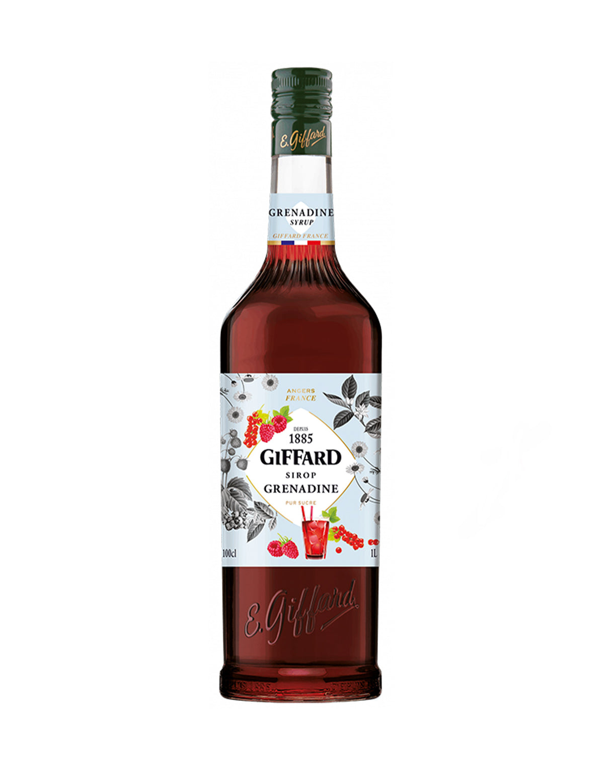 Giffard Grenadine Syrup (Non Alcoholic) - 1 Litre Bottle