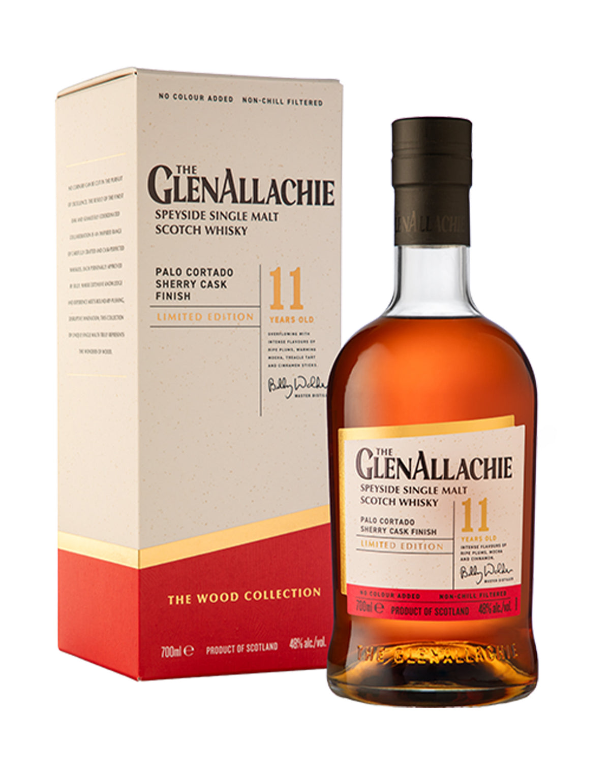 GlenAllachie 11 Year Old Palo Cortado Sherry Cask Finish - 700 ml