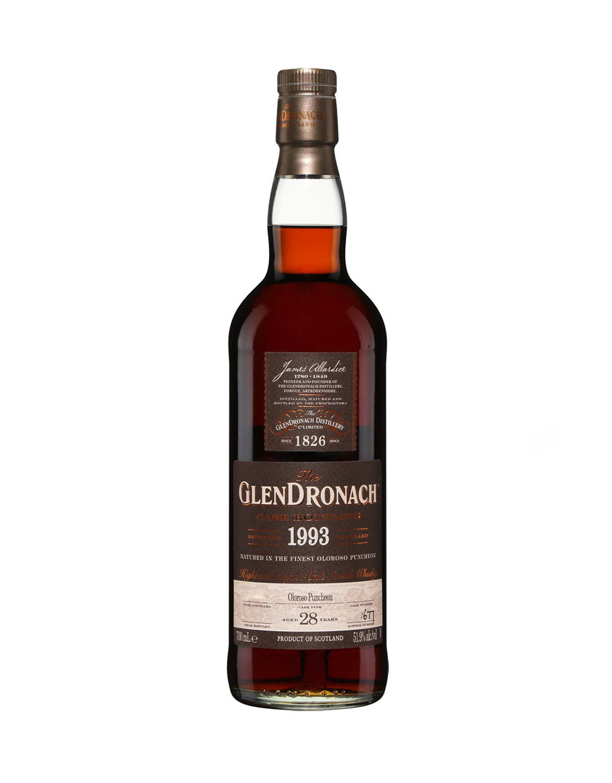 GlenDronach 28 Years Old Cask 4193 Single Malt