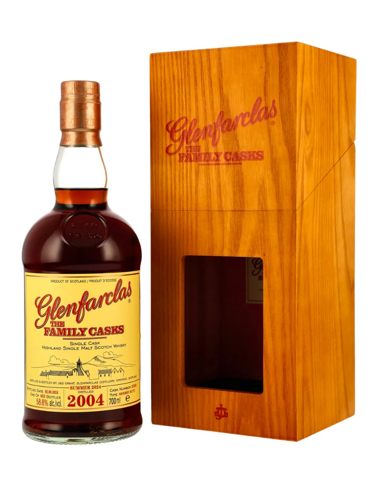 新品Glenfarclasザ ファミリー リザーブNO.Ⅳis[最大限御願引き] Glenfarclas Family Cask 2004 (Summer Release 2024) - ZYN THE WINE