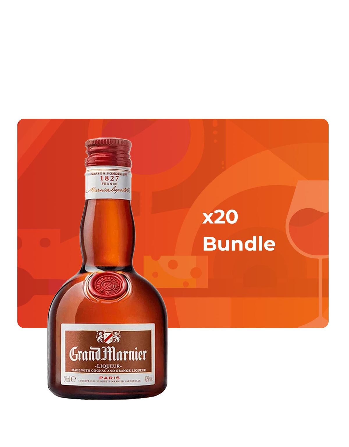 Grand Marnier Cordon Rouge - Mini 50 ml - Bundle & Save