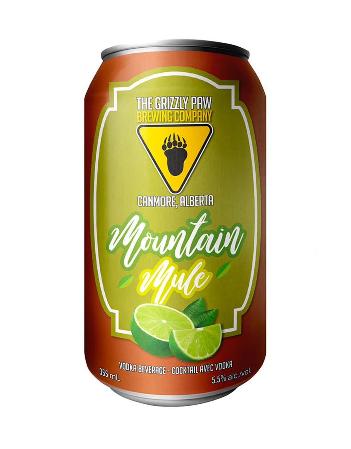 Grizzly Paw Mountain Mule 355 ml - 4 Cans