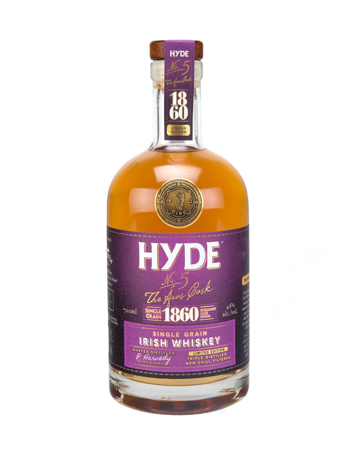 Hyde No. 5 The Aras Cask 1860 Single Grain Irish Whiskey