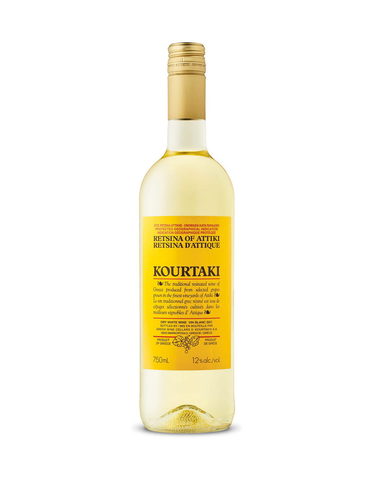 Kourtaki Retsina of Attiki