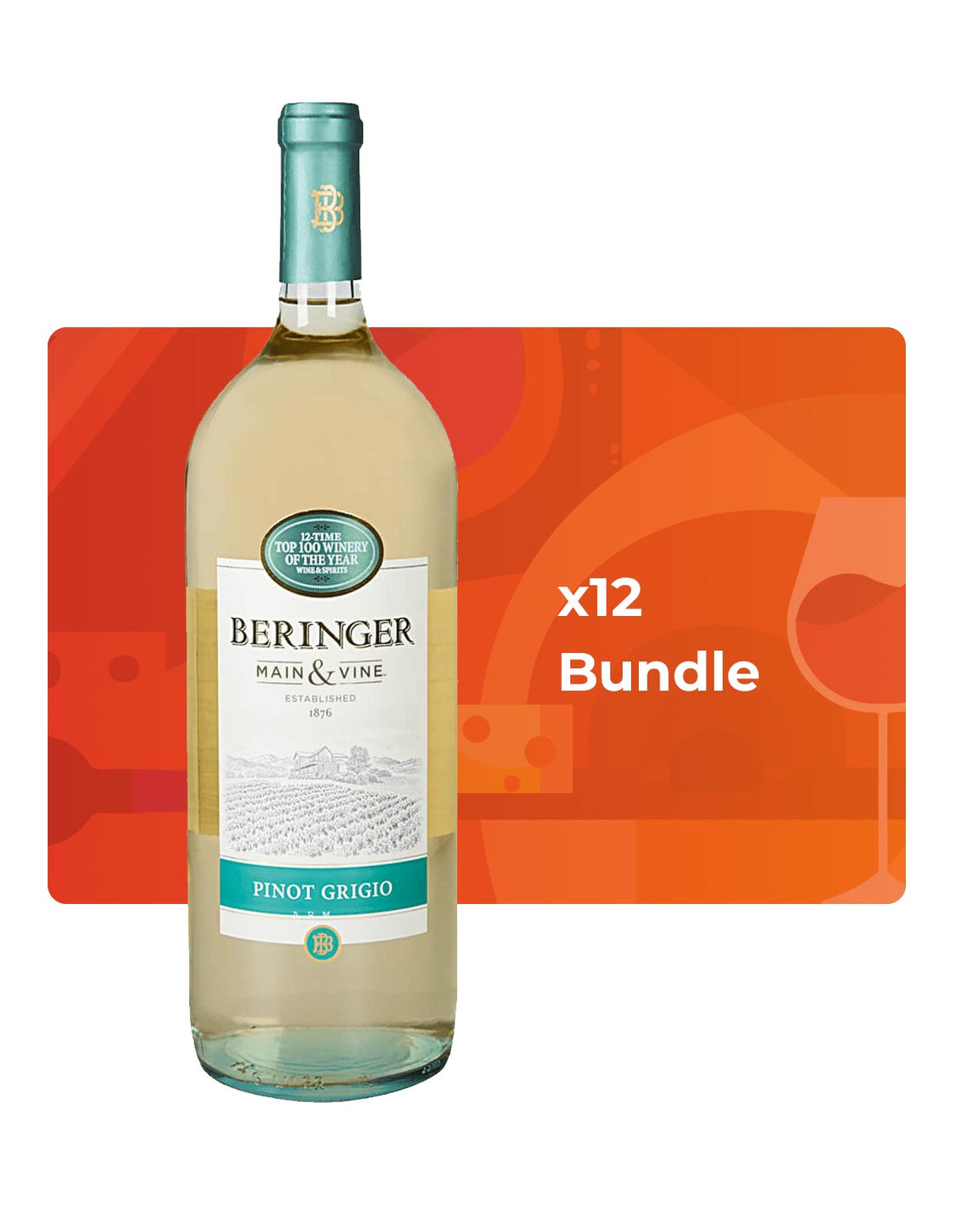 Beringer Pinot Grigio Main & Vine - Bundle & Save