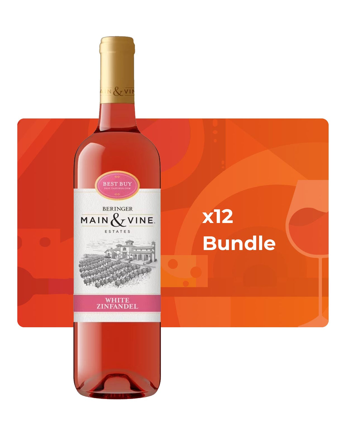 Beringer White Zinfandel Main & Vine - Bundle & Save