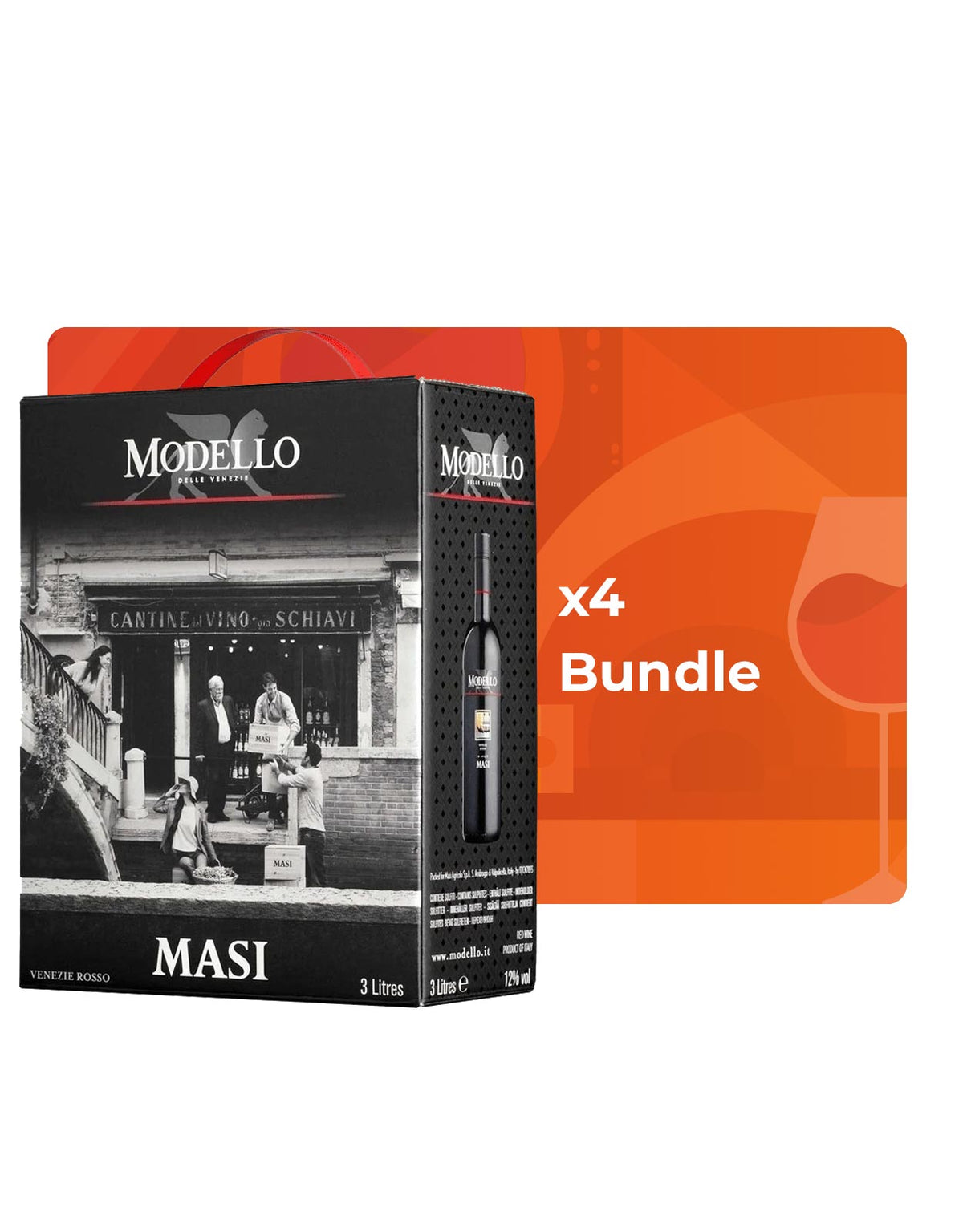 Masi Modello della Venezie Rosso - 3 Litre Box - Bundle & Save