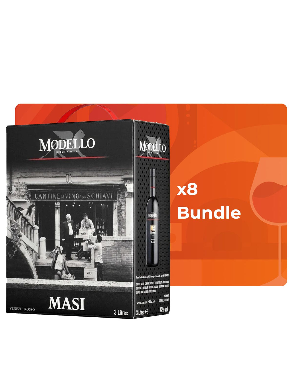 Masi Modello della Venezie Rosso - 3 Litre Box - Bundle & Save