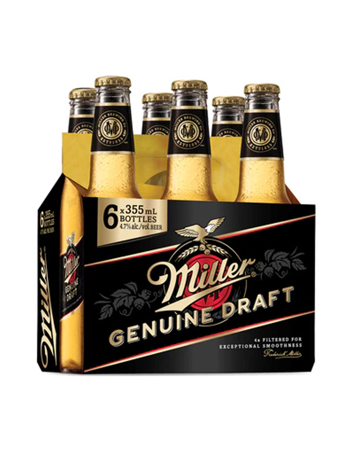 Miller Genuine Draft 355 ml - 24 Bottles