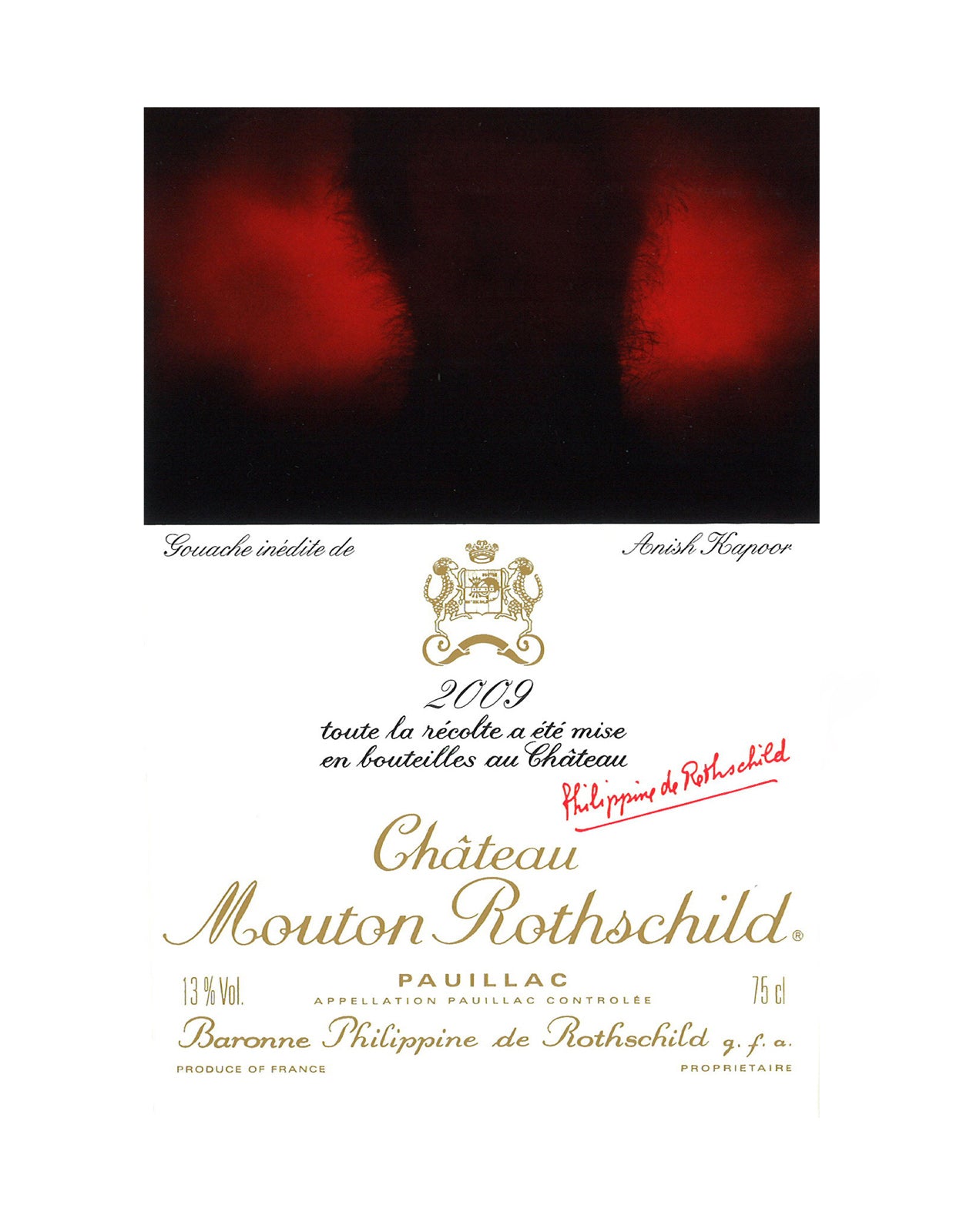 Chateau Mouton Rothschild 2009 - ZYN THE WINE MARKET LTD.