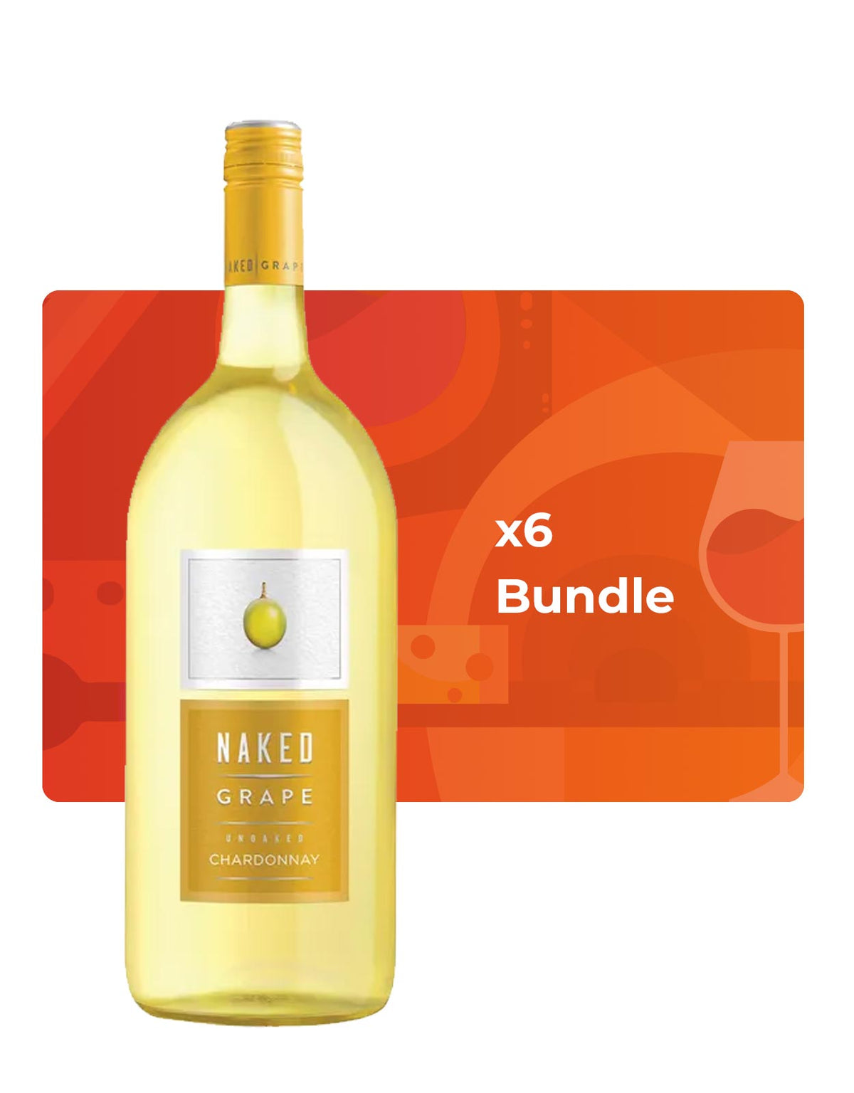 Naked Grape Chardonnay 1.5 Litre Bottle - Bundle & Save