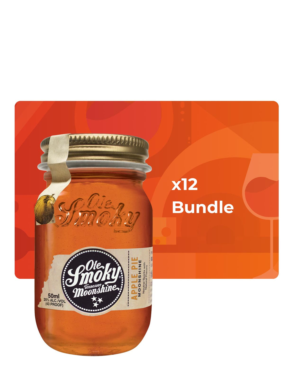 Ole Smoky Apple Pie Moonshine - Mini 50 ml - Bundle & Save