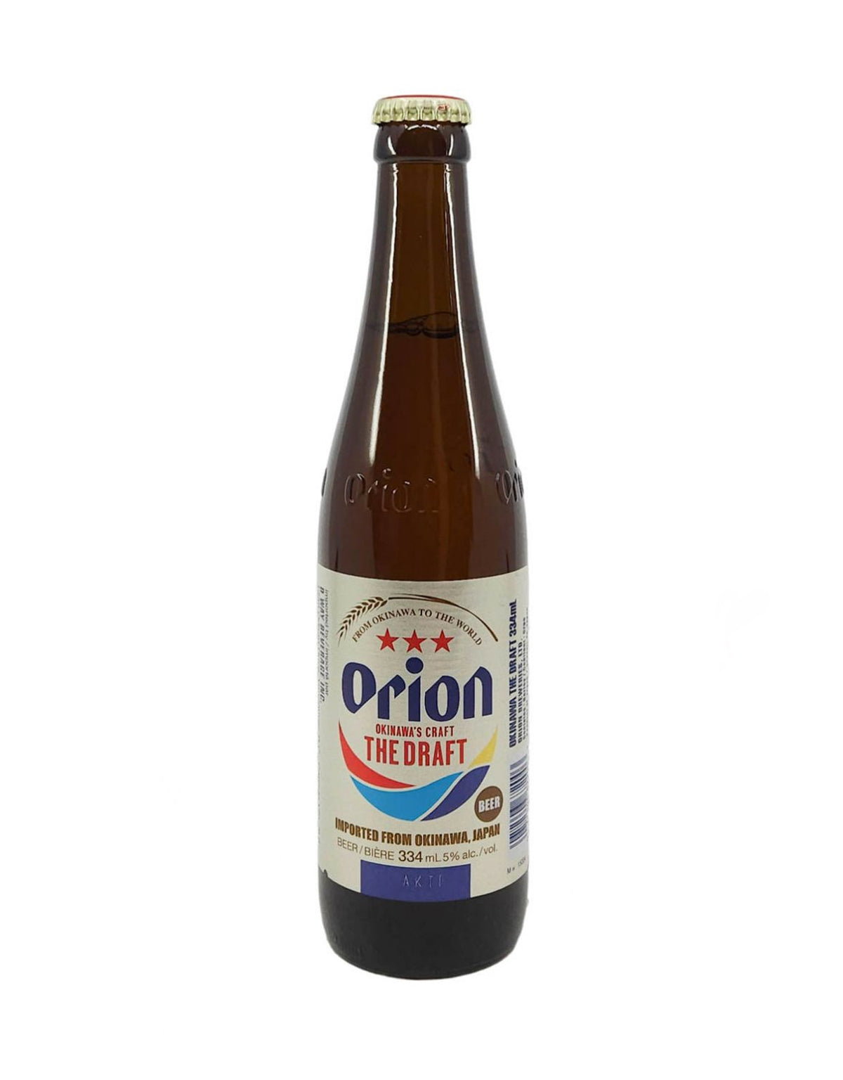 Orion Okinawa Premium Draft 334 ml - 24 Bottles