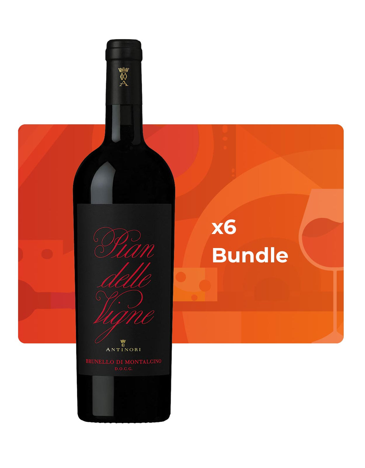 Antinori Brunello di Montalcino 'Pian delle Vigne' - Bundle & Save