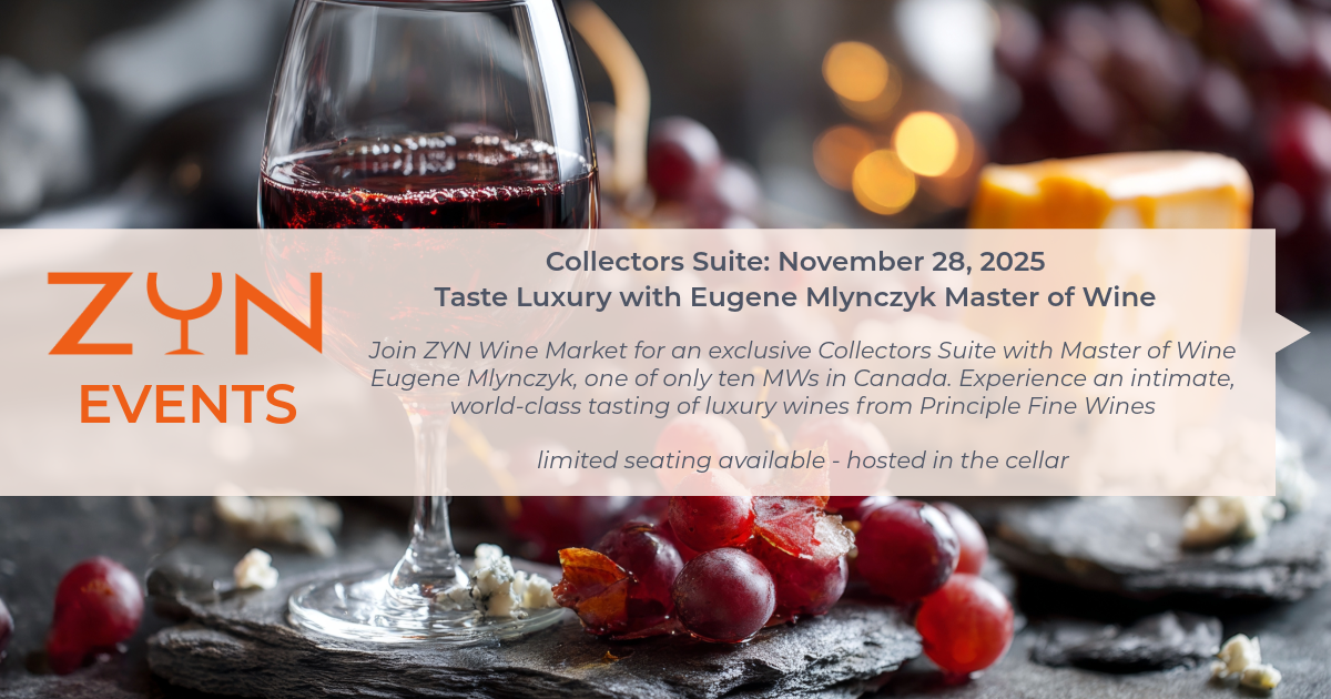 Collectors Suite with Eugene Mlynczyk, Master of Wine | 12:30PM-1:30PM