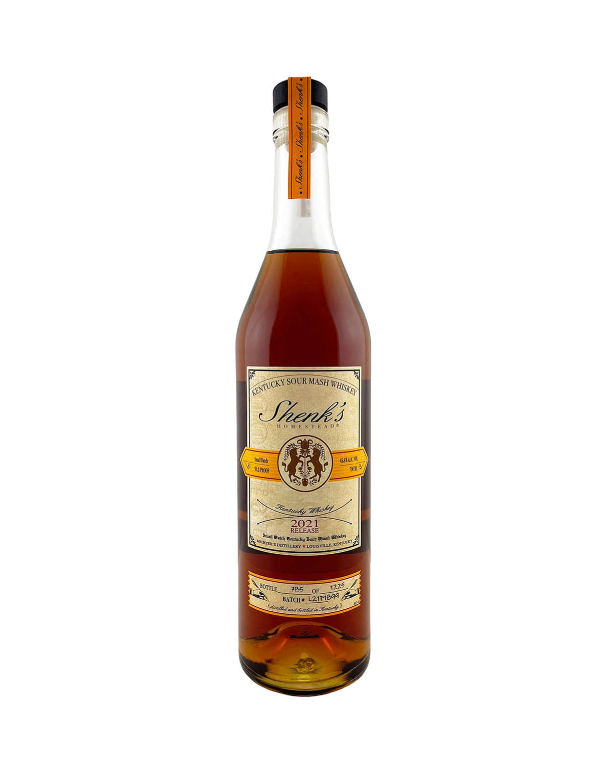 Shenk's Kentucky Sour Mash Whiskey - 2021 Release