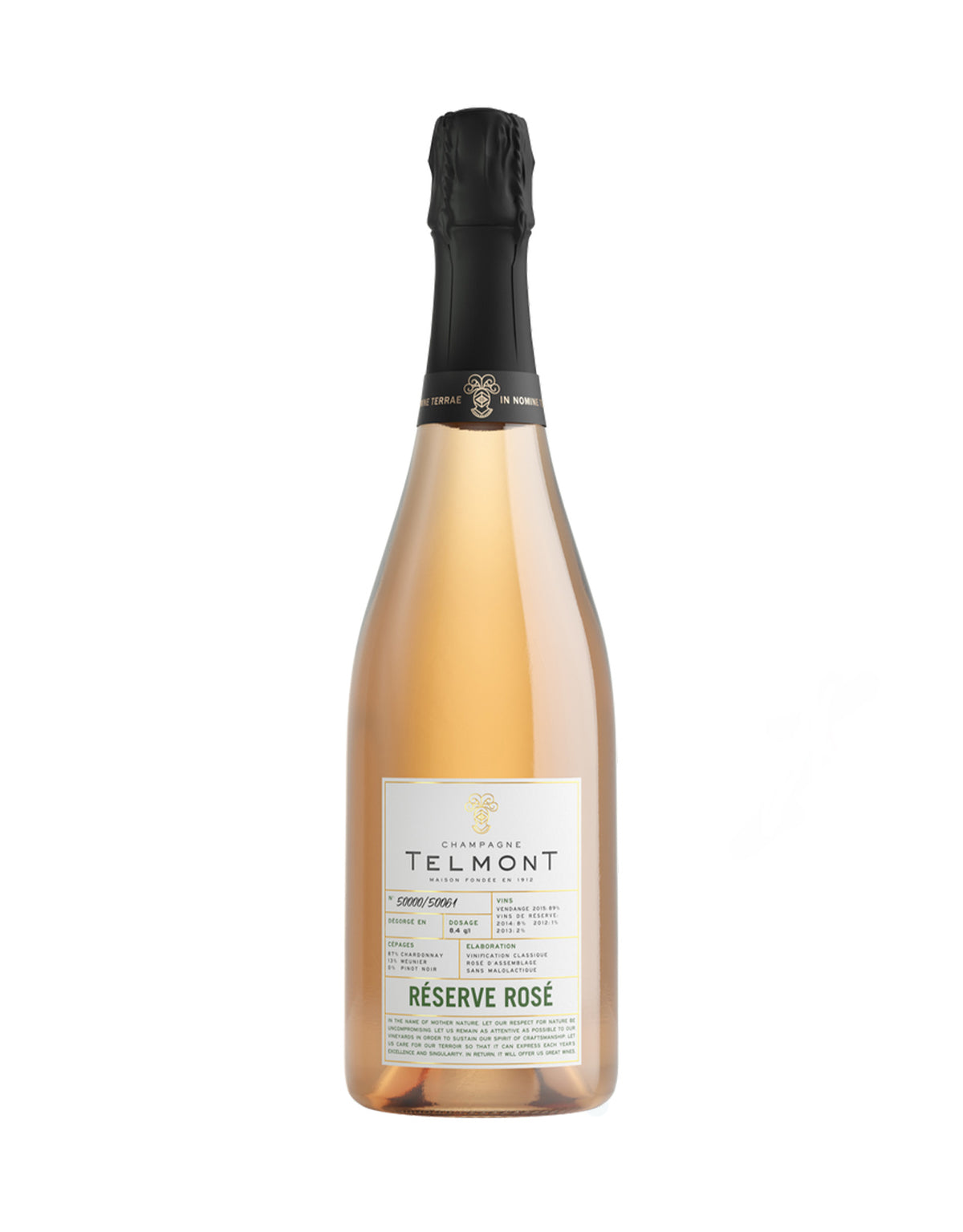 Telmont Reserve Rose Brut Champagne