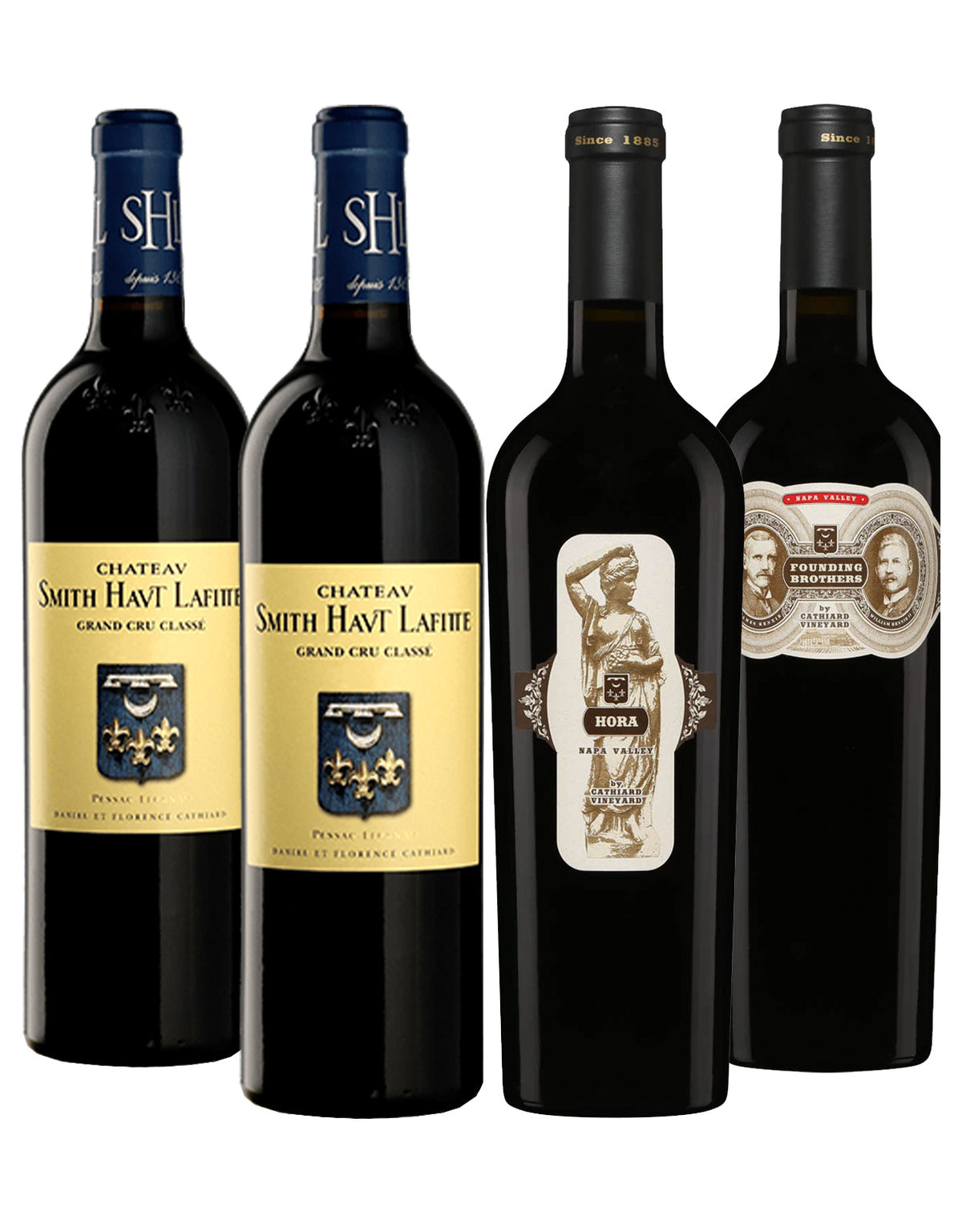 The Cathiard Legacy Collection: Bordeaux and Napa Valley - 4 Bottles Bundled by ZYN