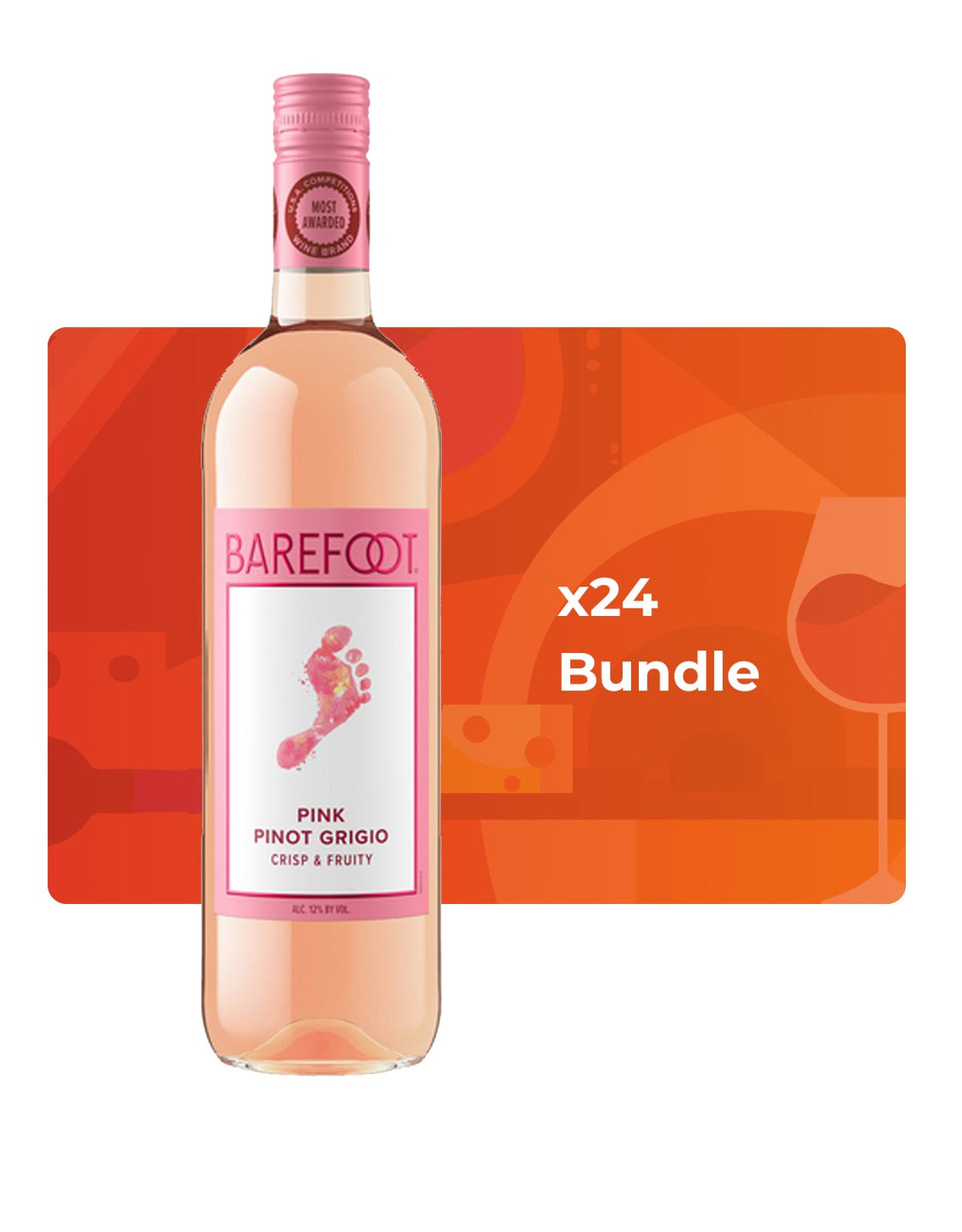 Barefoot Pink Pinot Grigio - Bundle & Save