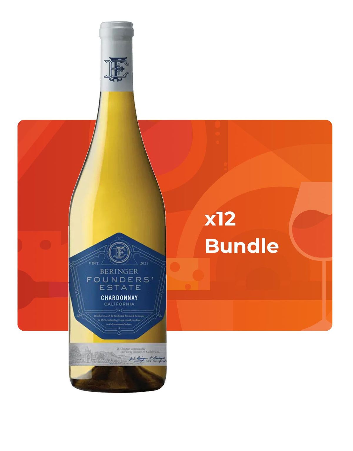 Beringer Chardonnay Founders' Estate - Bundle & Save