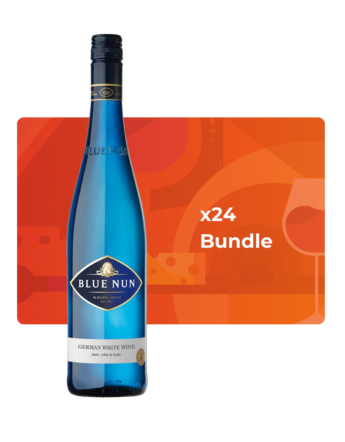 Blue Nun Rivaner German White Wine - Bundle & Save