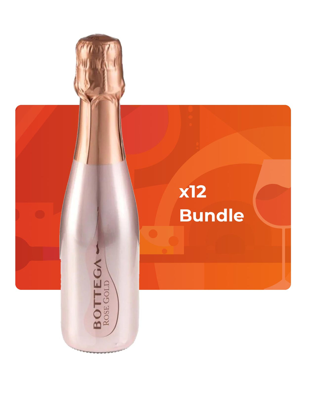 Bottega Rose Gold Extra Brut - 200 ml - Bundle & Save