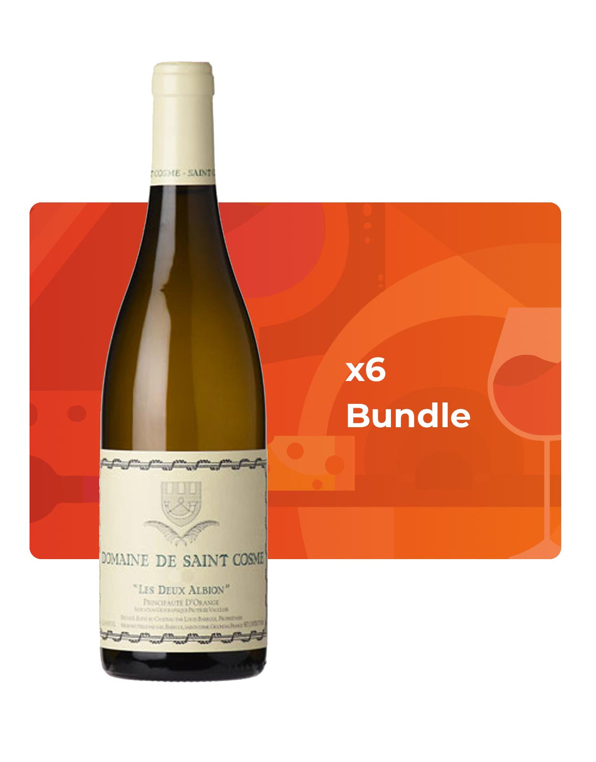 Saint Cosme Blanc 'Les Deux Albion' - Bundle & Save