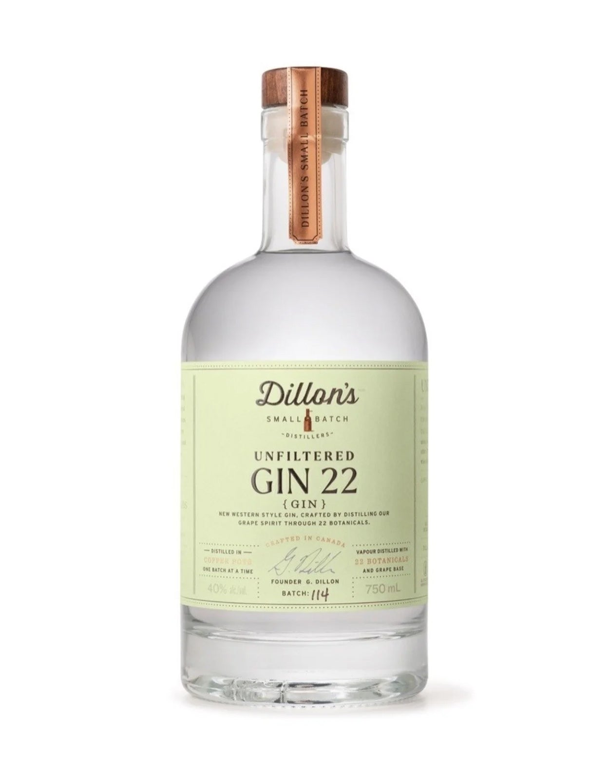 Dillon's Unfiltered Gin 22