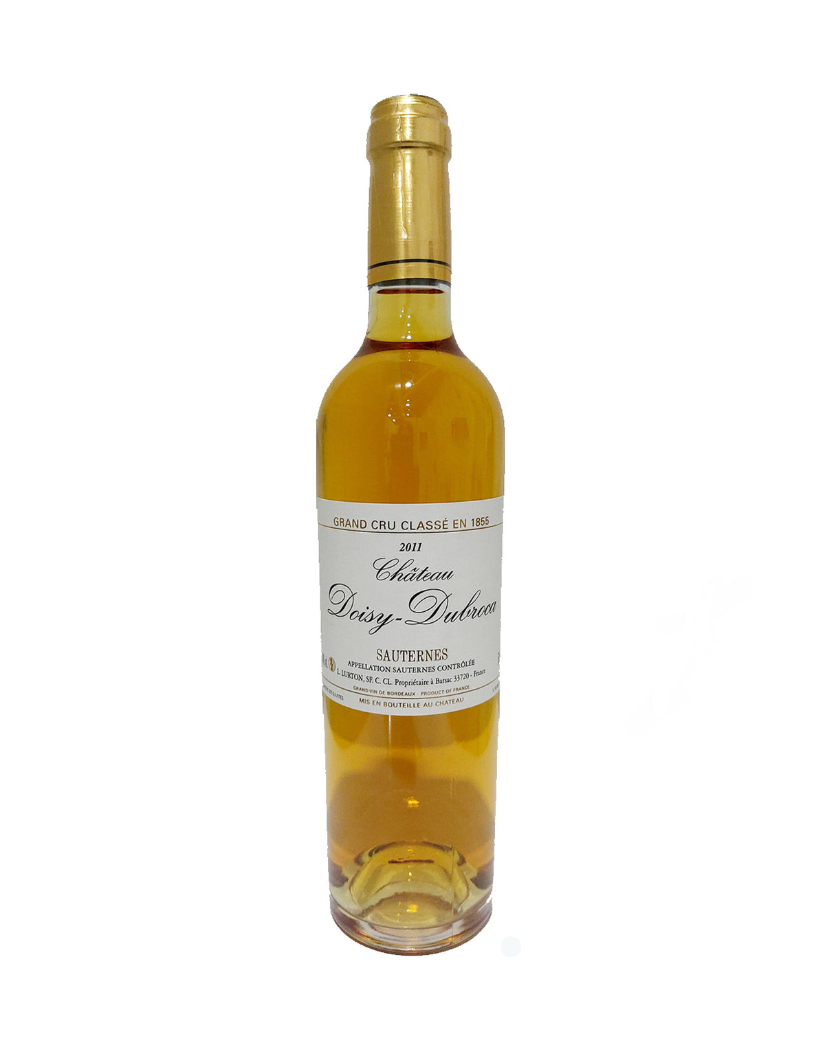 Chateau Doisy Dubroca Sauternes by Lucien Lurton 2011 - 500 ml Bottle