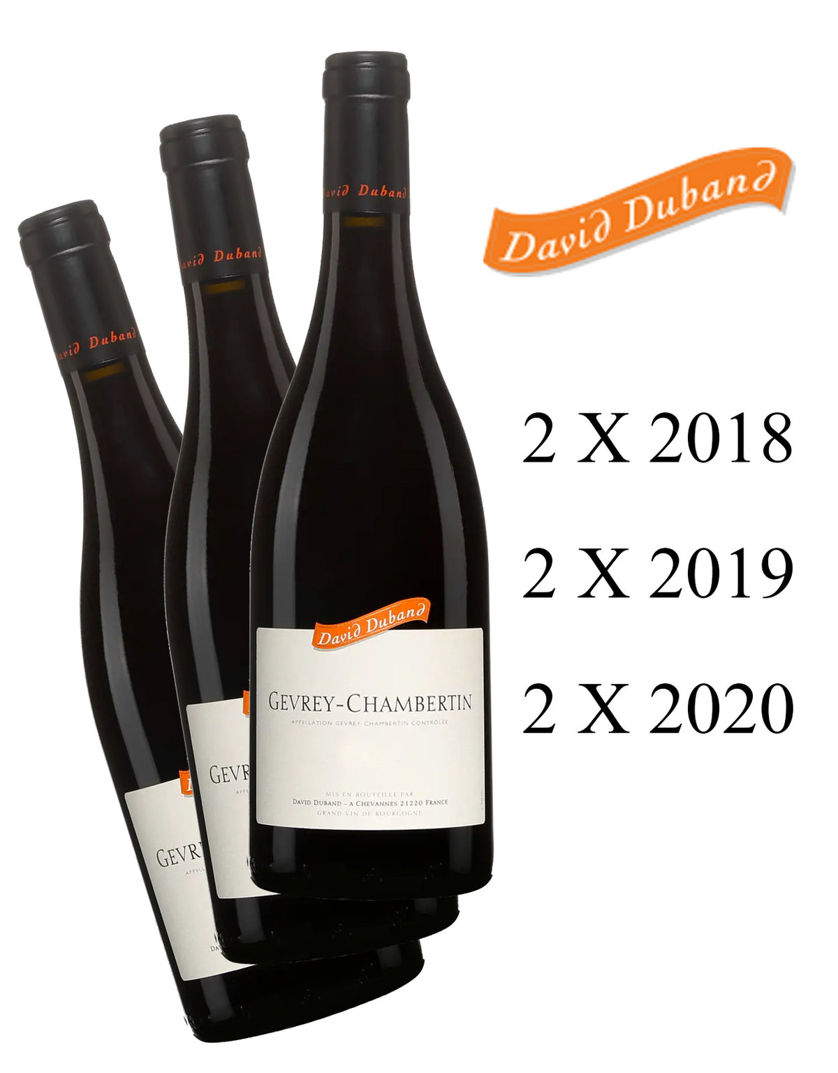 Domaine Francois Feuillet Gevrey Chambertin Library (2018, 2019, 2020) - 6 Bottles
