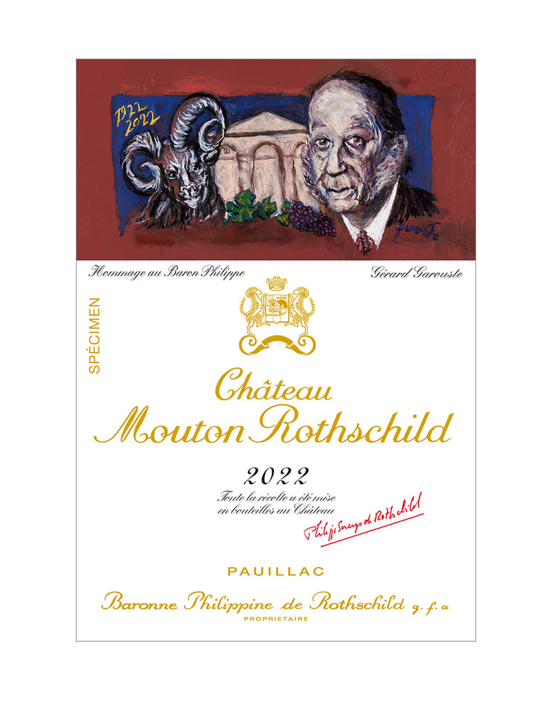 Chateau Mouton Rothschild 2022 - ZYN THE WINE MARKET LTD.